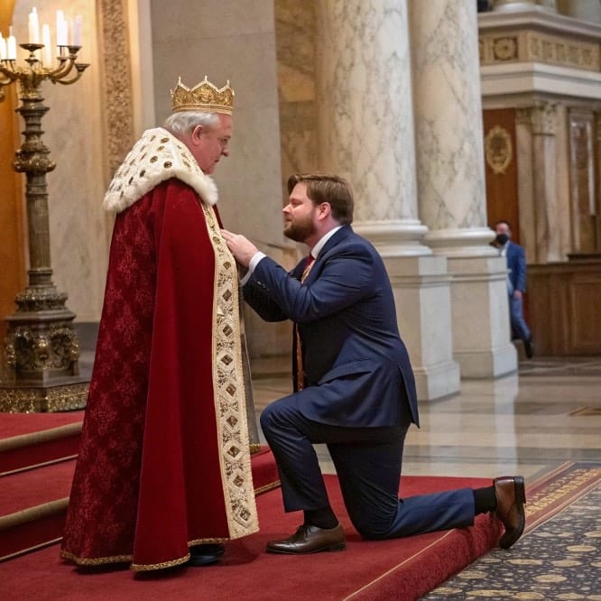 JD Vance Kisses the Ring of King Trump